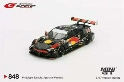 558 美品 ホンダNSX GT500 コンセプト1/64ダイキャストミニカー MINI GT 1:64 NSX-GT Type S GT500 #16 RB Black Diecast Model