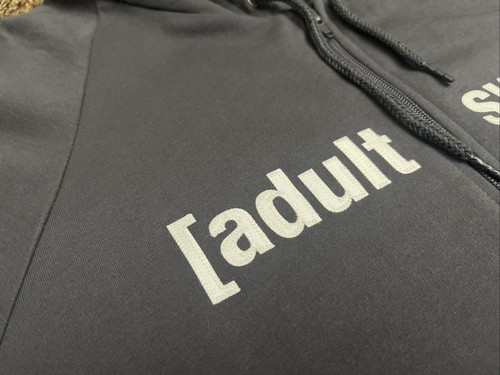 Vintage Rare Cartoon Network Adult Swim Employee HOODIE Size Medium Embroidered - Picture 3 of 7
