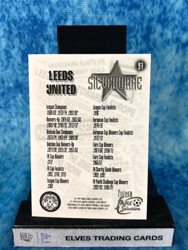 Leeds 1999 Futera Fans Selection SINGLE Football Trading Card Base Futera 1999 - Picture 195 of 253