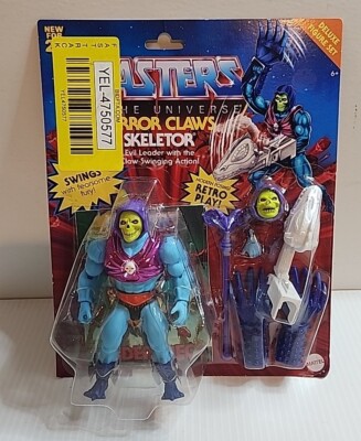 MOTU 2021 Retro Play Masters of Universe Terror Claws Skeletor Sealed MOC Figure