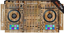 Pioneer DDJ-RZ Wood 4 Protective Decal StyleFlip Skins