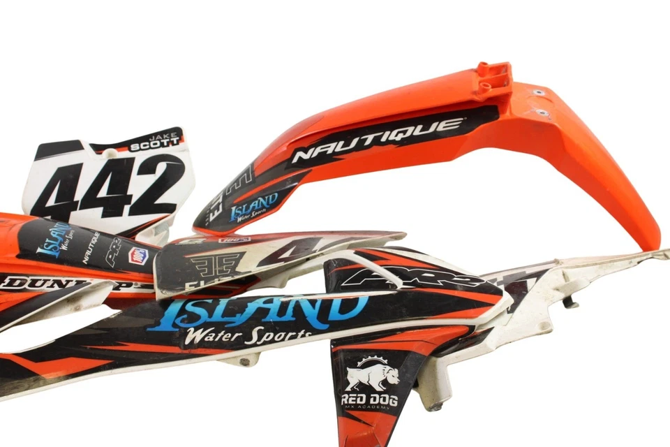 KTM 450 2017 OEM KIT DE CARROCERÍA DE PLÁSTICO GUARDABARROS B4502 Foto 2 de 4