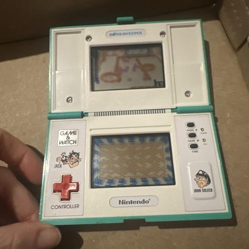 NINTENDO HANDHELD BOMB SWEEPER MULTI SCREEN GAME & WATCH WORKING JAPAN 1987 - Picture 3 of 14