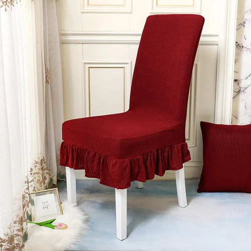 Stuhlhussen Esszimmer abnehmbar Sitzschoner Bezug Schonbezug Hochzeit Deko - Bild 6 von 32