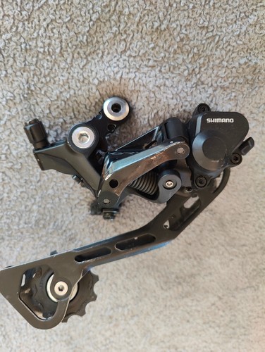 Shimano GRX Rear Derailleur - 11-Speed, Long Cage, Black, With Clutch,