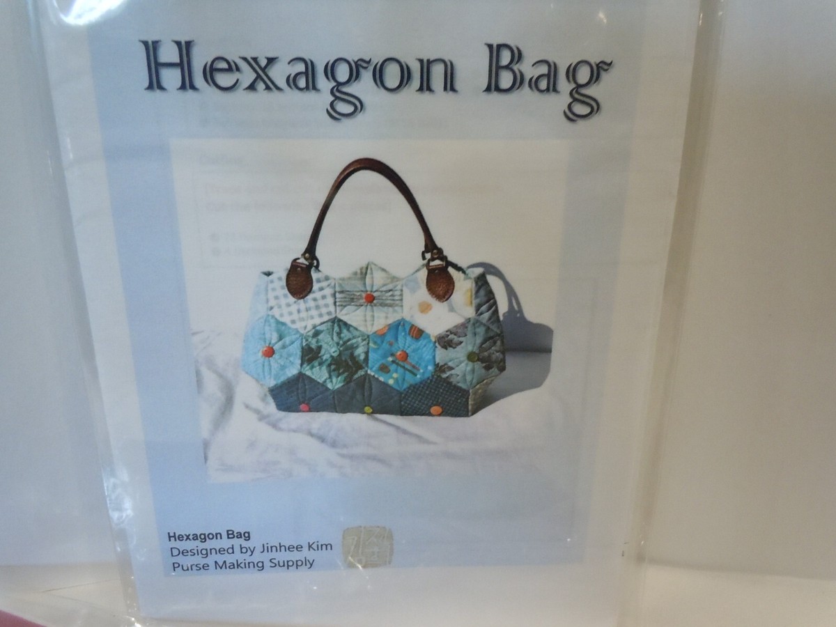 Pattern Hexagon Bag by Jinhee Kim purse making pattern and handle
