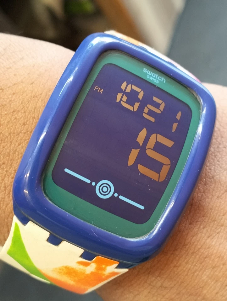 RELOJ VERAOZERO2 BLUETOOTH LCD DIGITAL TÁCTIL SUIZO HOMBRE COMPLETO FUNCIONANDO VINTAGE Foto 2 de 4