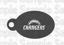 Football Los Angeles Chargers - Face Painting STENCIL