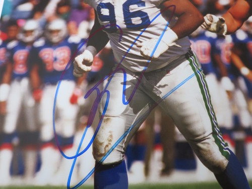 Cortez Kennedy signed 8x10 photo + coa! autographed in person Seattle Seahawks - Picture 2 of 2