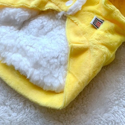 Anime Pokemon Pikachu Pet Dog Costume Fleece Warm Cosplay Clothing Coat Bodysuit - Picture 12 of 15