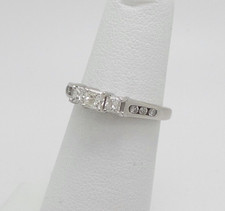 1/2CT Natural Diamond Engagement Anniversary Wedding Bridal Ring 14K White Gold