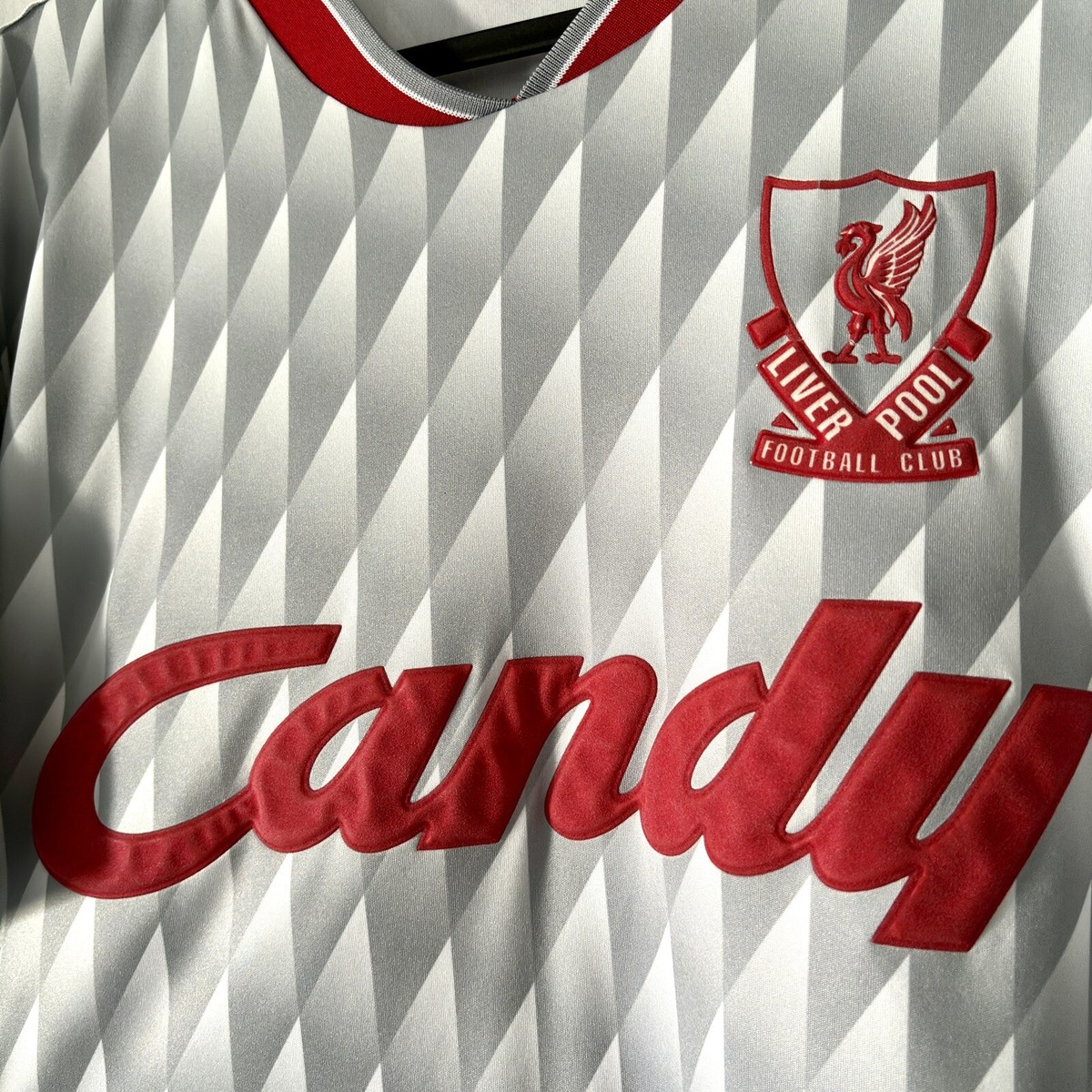 1989 1990 Liverpool Retro Replica Vintage Away Kit Candy Soccer