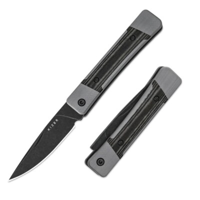 KIV2670A2 Kizer Little Grand Knife Drop Point Nitro-V Steel Blade G10/Micarta Ha