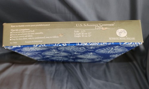 Authentic Models Holland U.S. Schooner 'Coureuse' 1785 1/75 Model Ship Kit - Picture 5 of 11