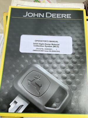 John Deere 345H Hight Dump Material Collection System Operator s Manual 1999