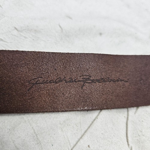 Guachani Boeloni - Semi precious Stone Buckle Leather Belm Sz XL Brown - Imagen 3 de 8