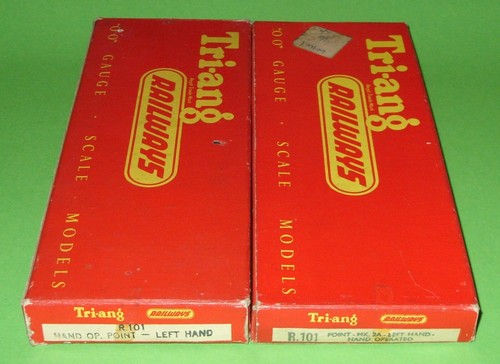 Tri-ang / R.101 Left Hand Standard Track Points x2 / Boxed - Picture 6 of 6