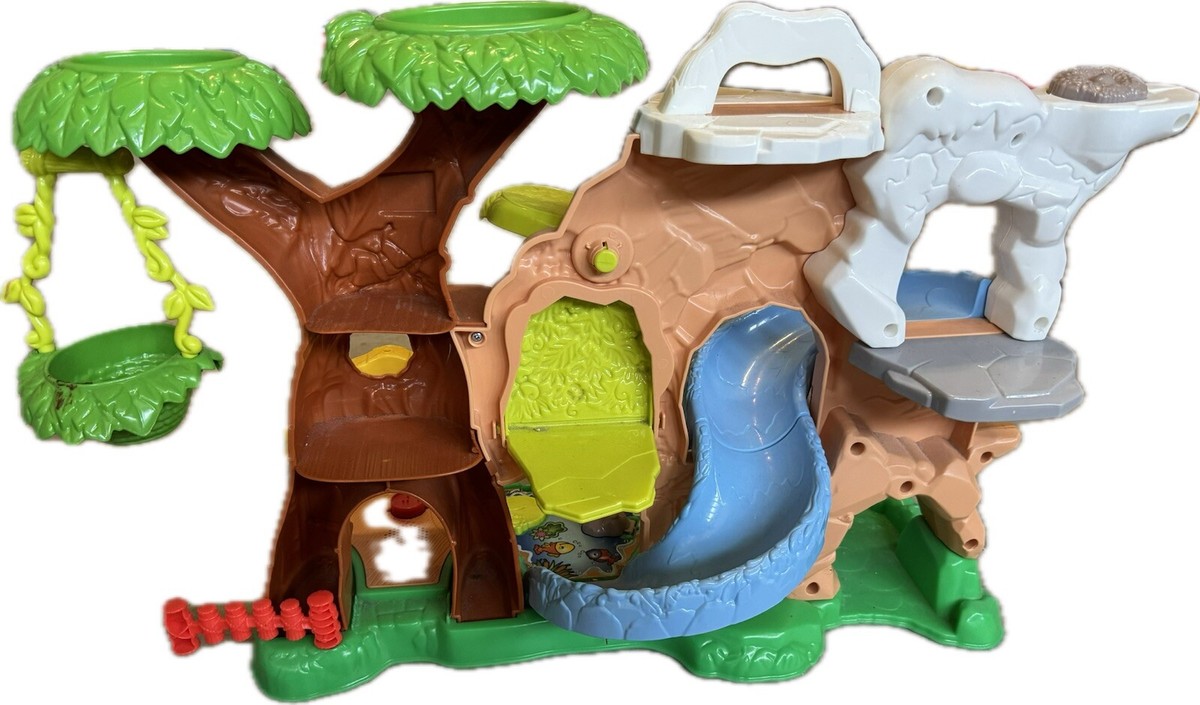 Fisher Price Little People Zoo Talkers Tree House Animal Sounds Jungle  PlaySet