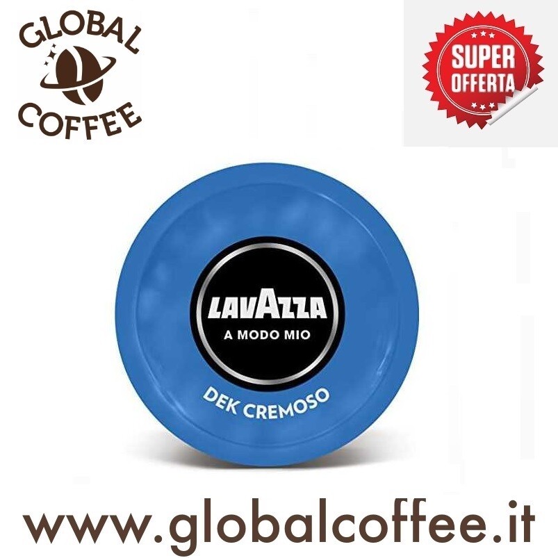 360 CIALDE CAPSULE CAFFE' LAVAZZA A MODO MIO DEK CREMOSO 100 % DECA Decaffeinato
