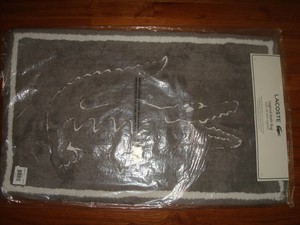 LACOSTE-LEGEND-GRAY-FLOOR-BATH-MAT-RUG-20-034-x-32-034-OR-50-8-CM-x-81-3-CM