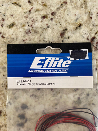 RC E-FLITE ADVANCING ELECTRIC FLIGHT EFLA620 EXTENSION 36" UNIVERSAL LIGHT KIT - Picture 3 of 4