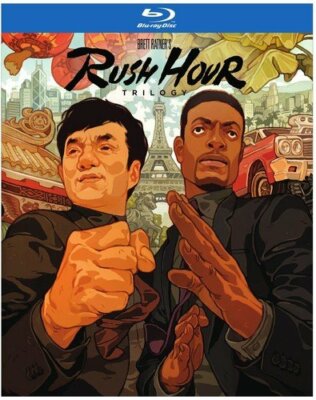 RUSH HOUR TRILOGY BLU RAY 5 DISCS (Jackie Chan, Chris Tucker)New/Sealed REGION A