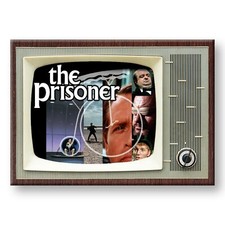 THE PRISONER Classic TV 3.5 inches x 2.5 inches Steel Cased FRIDGE MAGNET