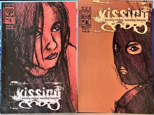 2002 Oni Press Inc. - Kissing Chaos : Lot de beauté non-stop #1-4 (grades de lecteur) - Photo 1/2