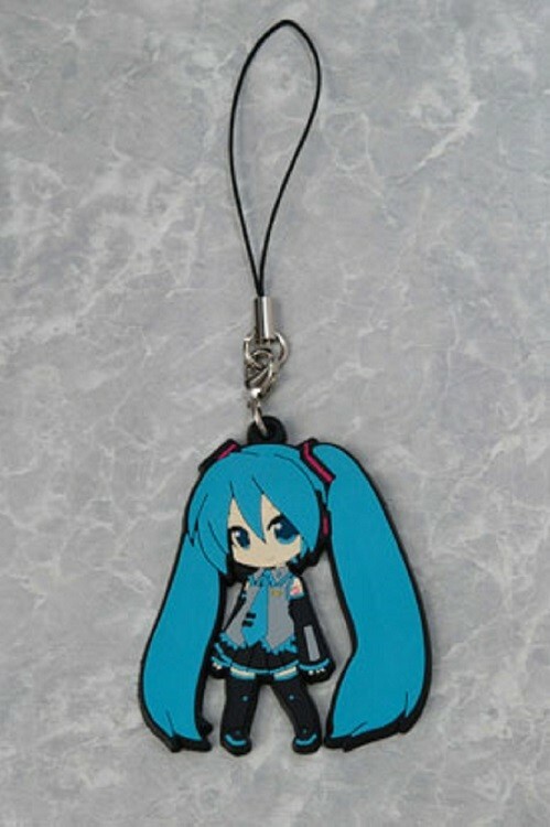 Crypton Mikunopolis Vocaloid Hatsune Miku Rubber Charm Cellphone