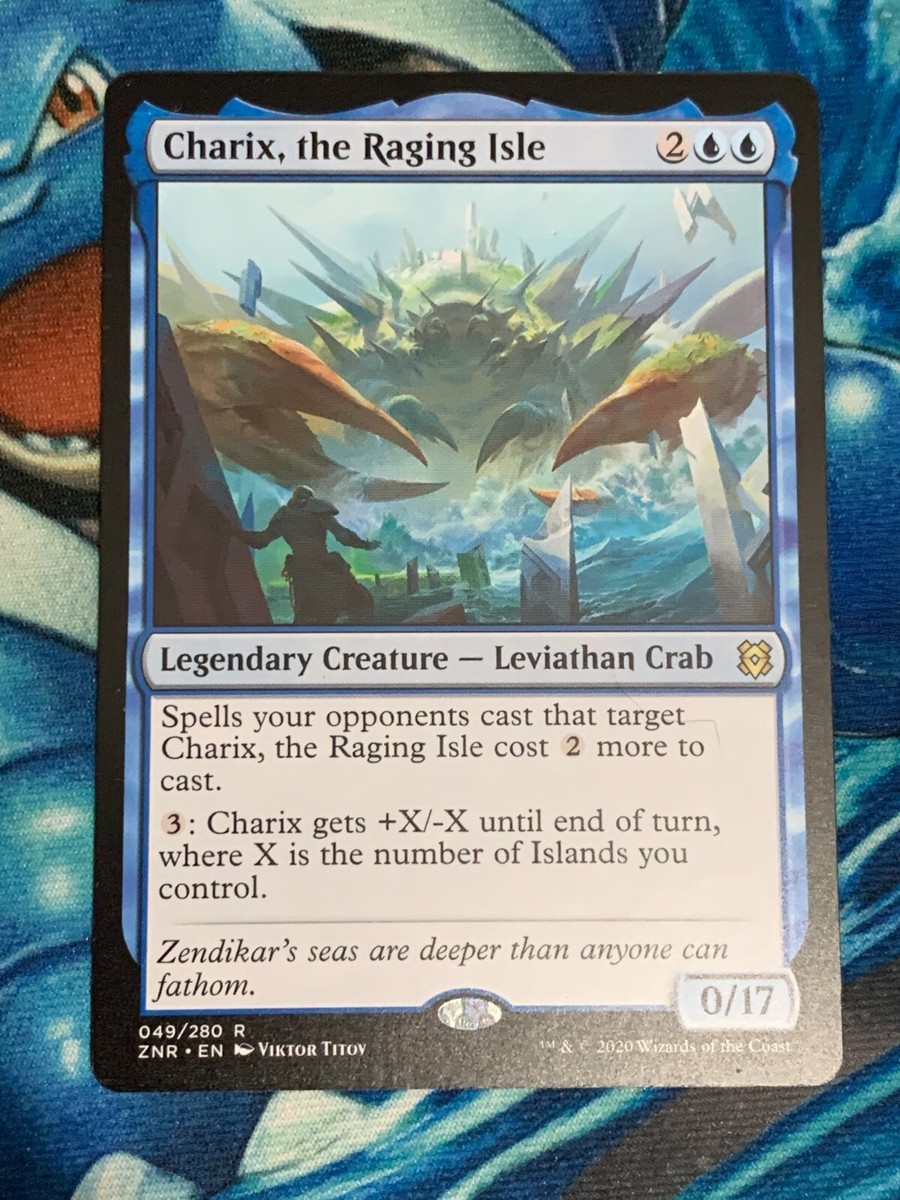C605 MAGIC THE GATHERING CHARIX RAGING ISLE #049 ZENDIKAR RISING