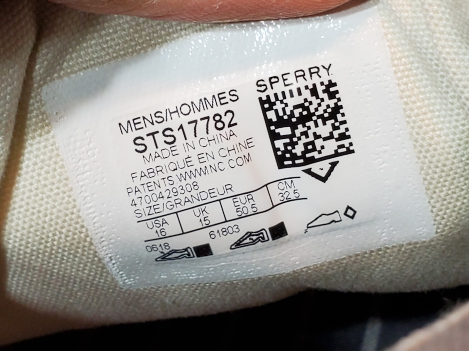 SPERRY Bahama II Taupe Navy Leather Boat Washed Sneaker Shoes US 16 EUR 50.5 vgc