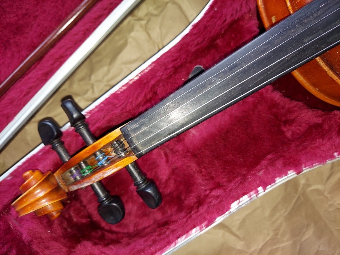 Karl Knilling 4/4 Violin W/ Case & Bow, Good Condition