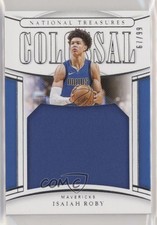 2019 Panini National Treasures Colossal Rookie Materials 67/99 Isaiah Roby 6fs