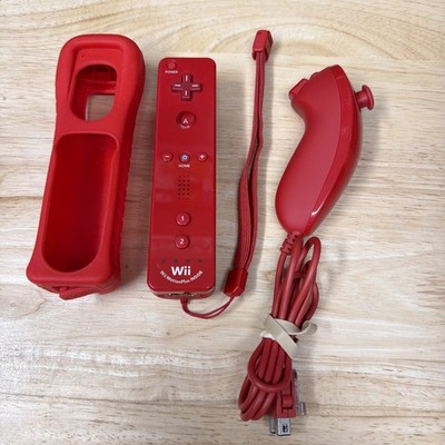 Nintendo Wii Motion Plus Remote Wiimote Controller OEM Limited Edition Red