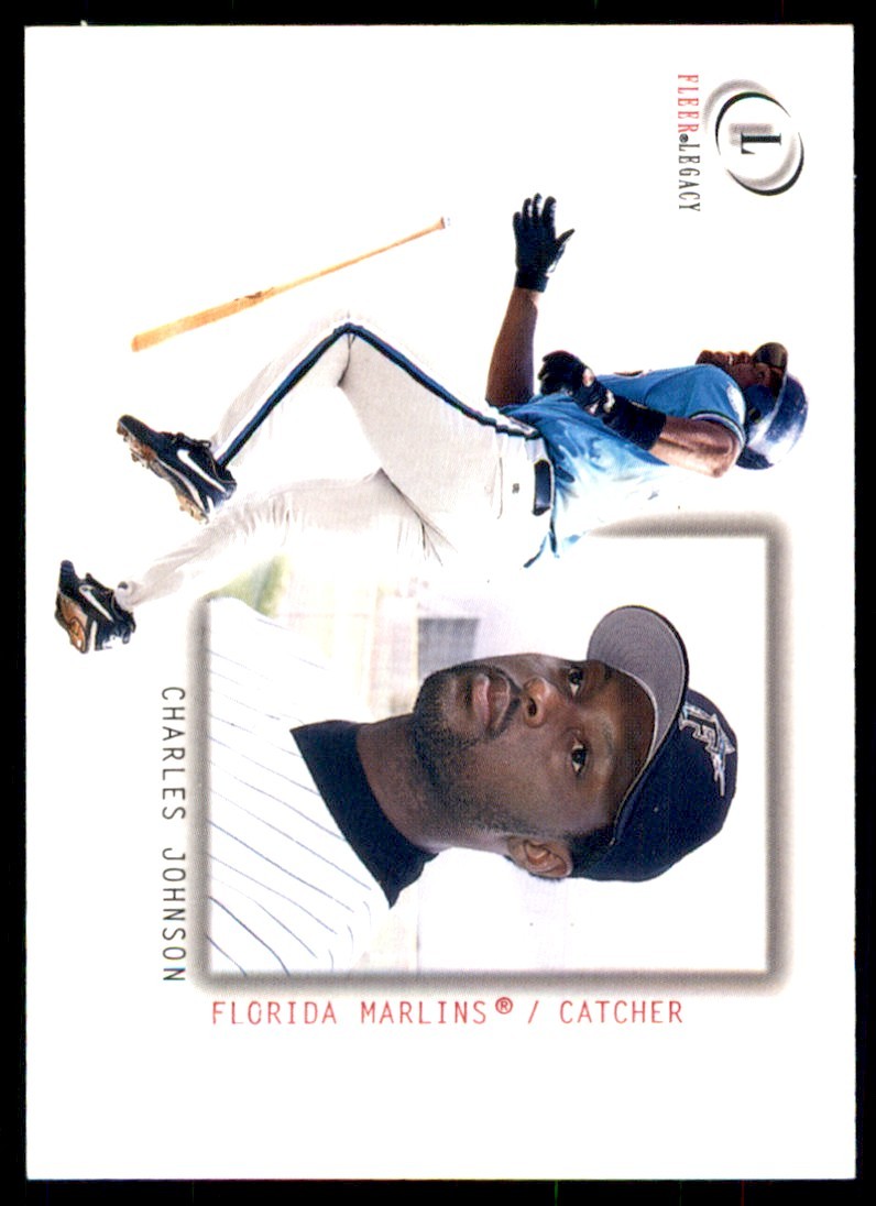 2001 Fleer Legacy Charles Johnson Florida Marlins #7