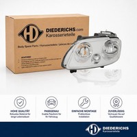 Hauptscheinwerfer Links Diederichs 2205687 FÜR VW Frontscheinwerfer Frontlicht