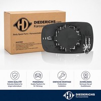 Spiegelglas Aussenspiegel Links Diederichs 4464229 FÜR Renault Aussenspiegelglas