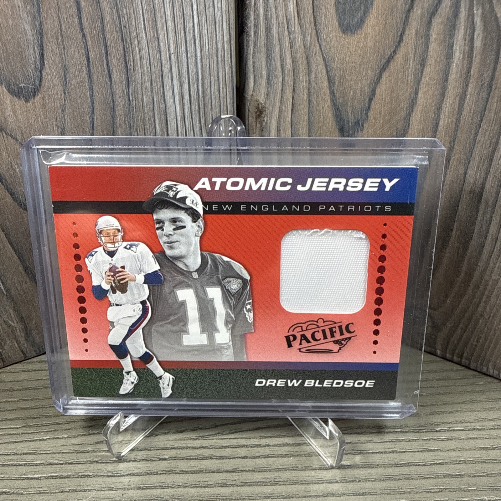 2024 Encore - Atomic Jersey #61/75 - Drew Bledsoe - Patriots