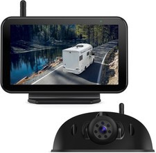 RV Backup Camera Wireless System for Furrion with 5-Inch Monitor 1080P, 5 inch