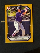 2026 TOPPS Bowman BASEBALL ETHAN HOLLIDAY GOLD /50 1ST