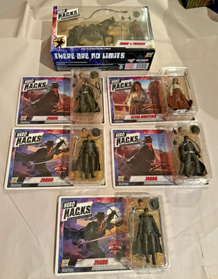 Zorro Collection - Boss Fight Studio (3.75 Inch) Hero Hacks 6 Figures + Horse