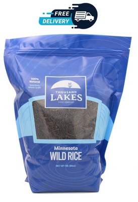 Wild Rice - Bulk 5 lb | 100% All Natural Minnesota Grown
