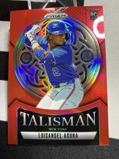 2025 Prizm Baseball Talisman Red Luisangel Acuna 79/199 New York Mets MLB