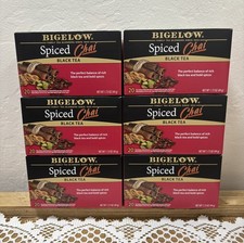 BIGELOW Spiced Chai Black Tea Pack Of 6 20 TEA BAGS X Pack
