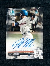 Joey Morgan - 2017 1st Bowman Chrome Auto (RC) - Tigers - #CDA-JM