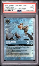 2025 DISNEY LORCANA EN P3-PROMO 11 TINKER BELL - GIANT FAIRY PSA 9