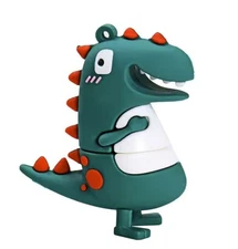 2.0 16gb 32gb 64gb 128gb Green Cute Dinosaur USB Flash Thumb Drive USA