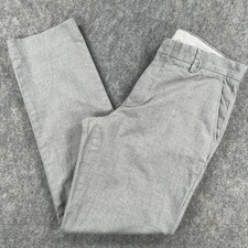 J Crew Bowery Pants Mens 32x32 Fits 31x30 Gray Slim Fit Chinos 100 Cotton