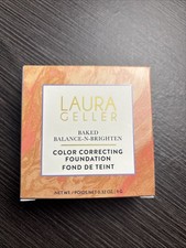 Laura Geller Baked Balance-n-Brighten Color Correcting Foundation Porcelain NEW