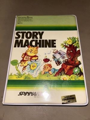 Story Machine Commodore 64 C64 Spinnaker Software Cartridge CIB 1982 Vintage